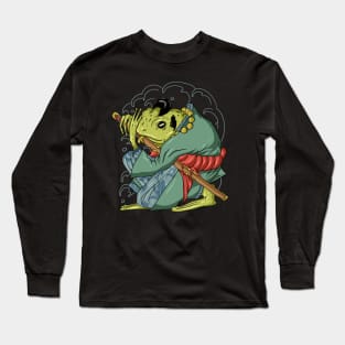 Samurai frog Long Sleeve T-Shirt